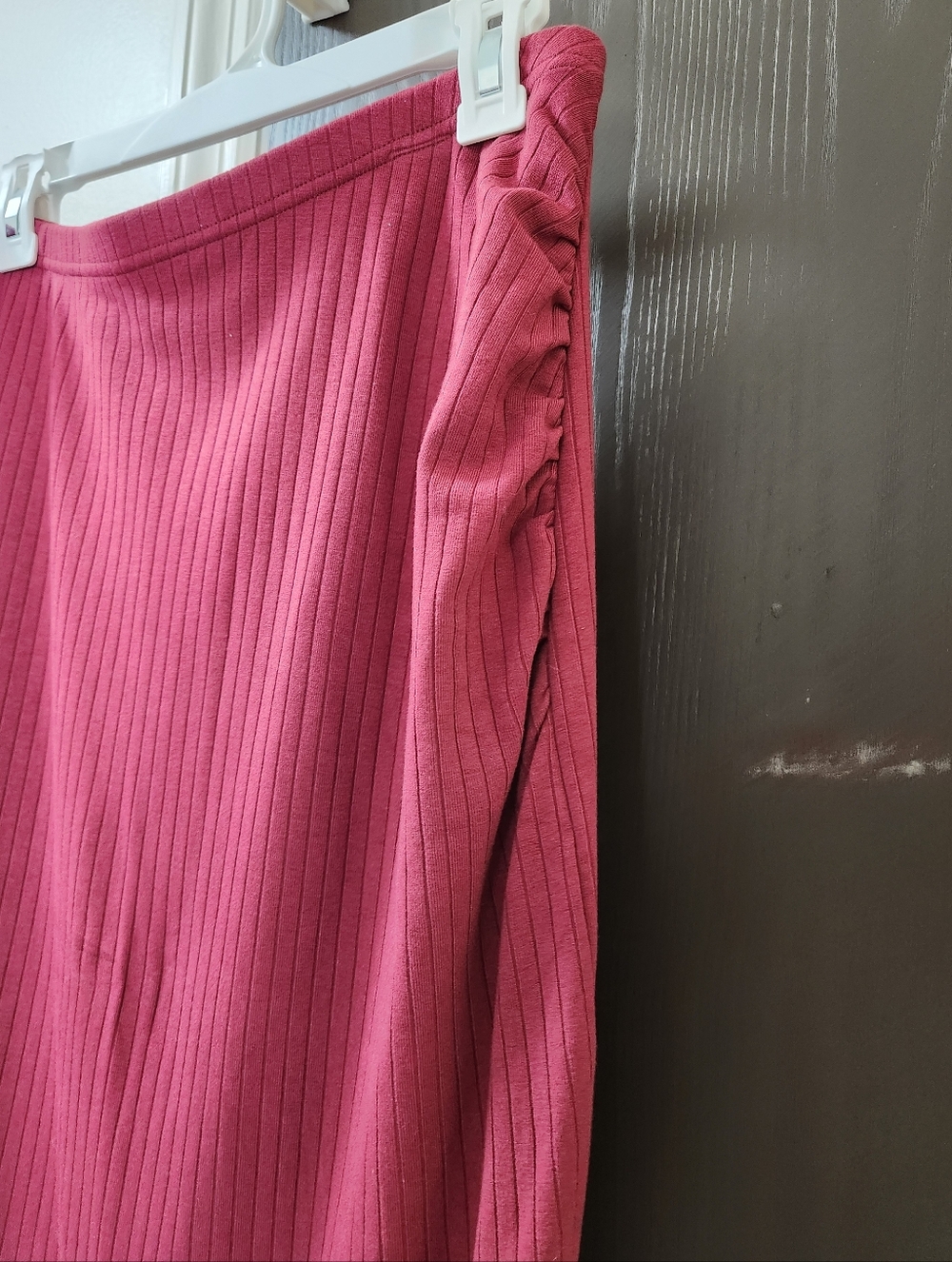 Sleeveless Ribbed Two-Piece Skirt Set - Picture 2 of 6